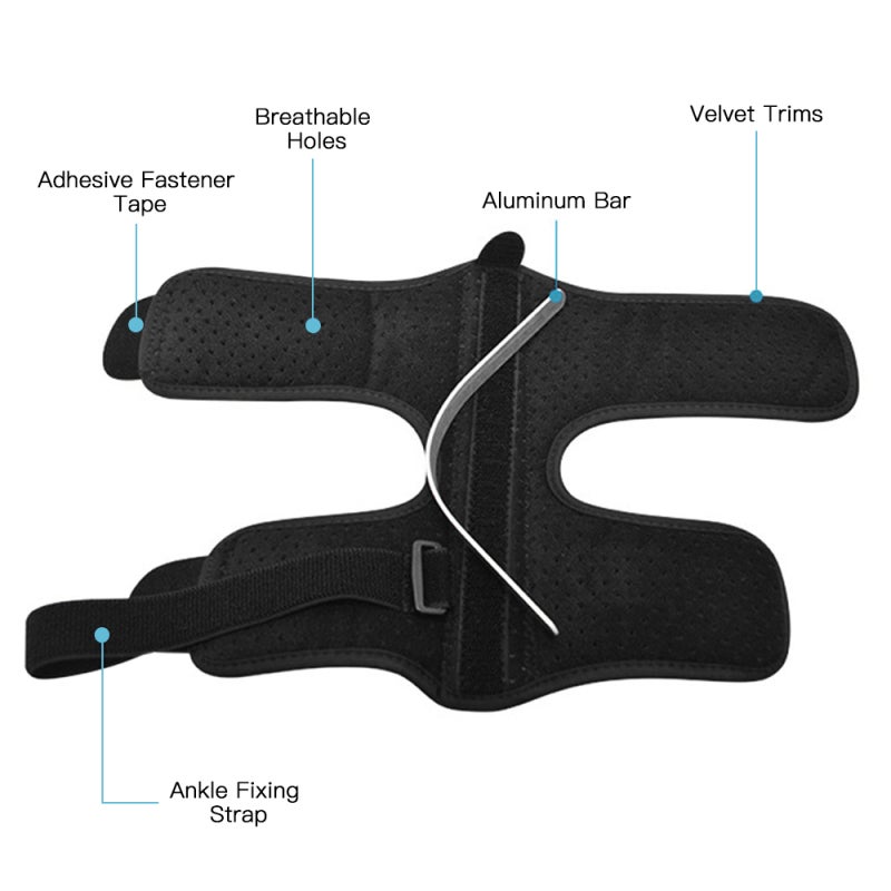 Plantar Fasciitis Splint: Adjustable Adhesive Strap, Breathable Soft Foam - Orthopedic Sleep Support for Night Foot Pain Relief, Adult Left Or Right Foot - Image 5