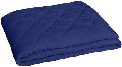 Jaipur Prints Water Resistant Dustproof Mattress Protector Bed Size 78 X 60 Bluefor Bed Mattress with Elastic Bands - Image 3