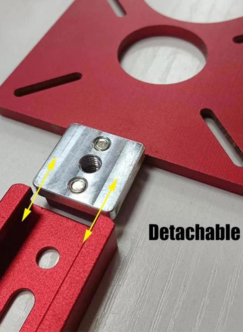 GGOOT Router Milling Groove Bracket 3 in 1 Removable Router Circle Cutting Jig Multifunctional Cabinet Hardware Jig Guide Base Circular Hole Slotting Locating Tool  - Image 3