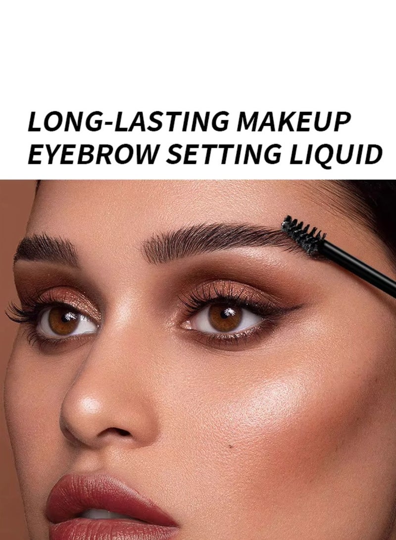 Maxfine Eyebrow Arts Clear Brow Styling Glue Long Lasting Quick Drying Sweat proof and Waterproof Eyebrow Glue with Spiral Brush Transparent Brow Setting Gel Natural Look Eyebrow Styling Gel  - Image 5