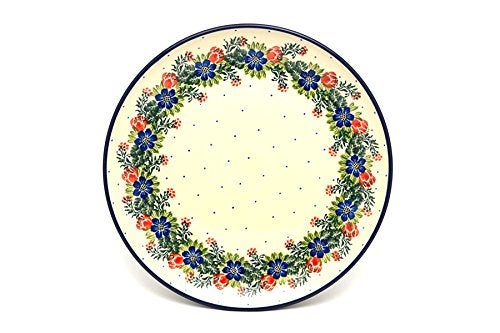 Polish Pottery Gallery Polish Pottery Plate  10 Dinner  Garden Party 