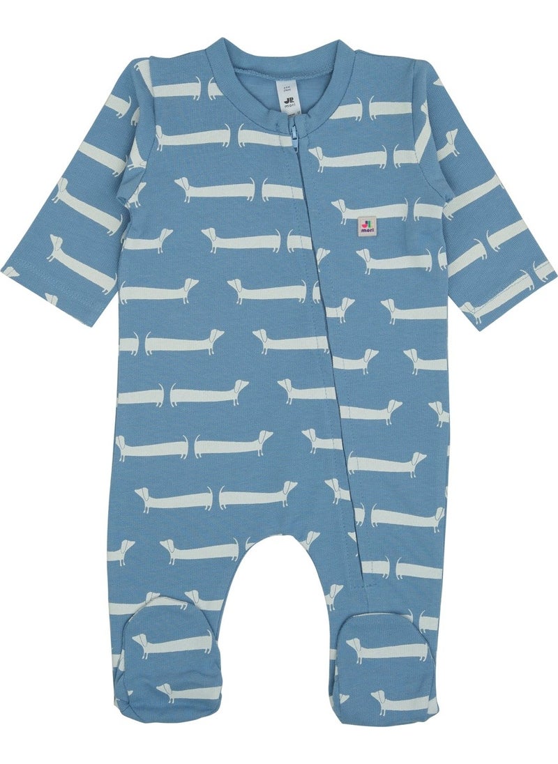 Jrmori Ms.r Printed Full-length Zipper Jumpsuit  - Image 1