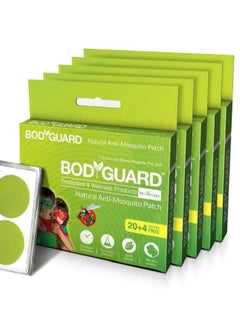 Bodyguard Bodyguard Natural Mosquito Repellent Patches | Bug Repellent Patches | Premium Mosquito Patches for Kids, Adults, Camping, Travel, Outdoors & Home Protection(6 x 24 Patches)  - Image 1
