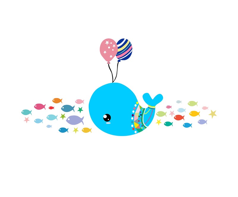 Byteon Decorative Multicolor Fish with balloonsWD0346 - Image 2