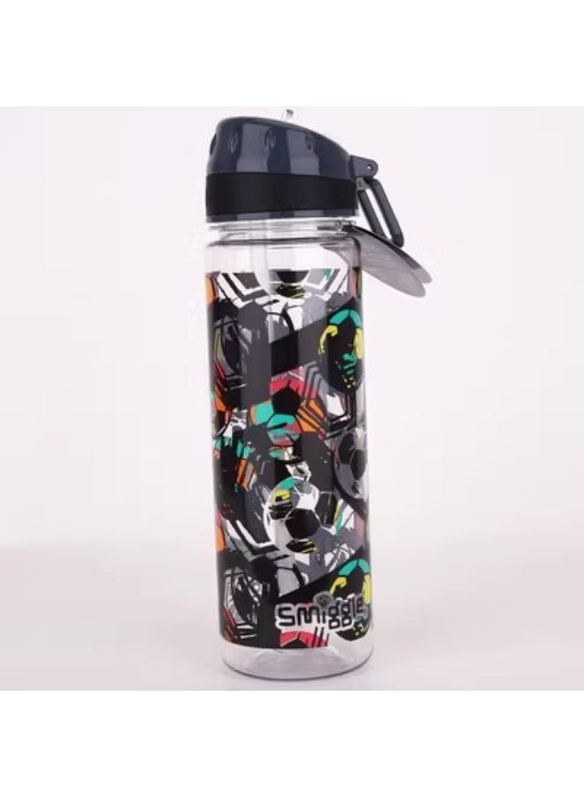 Smiggle Kids Straw Water Bottle - Large Capacity Travel Cup