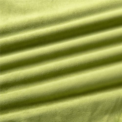 Cottonfry Ultra Soft Velvet Body Pillow Cover/Case Pillowcase with Hidden Zipper, Zippered Body Pillow Case (Green, 20x54) - Image 4