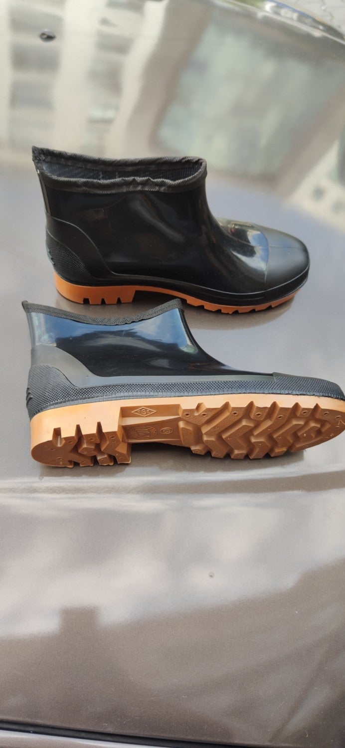 Çiğdem Kundura Ulaş Black Rençber Garden Short Rubber Boots - Black - 42 - ST02266-BLACK-42 