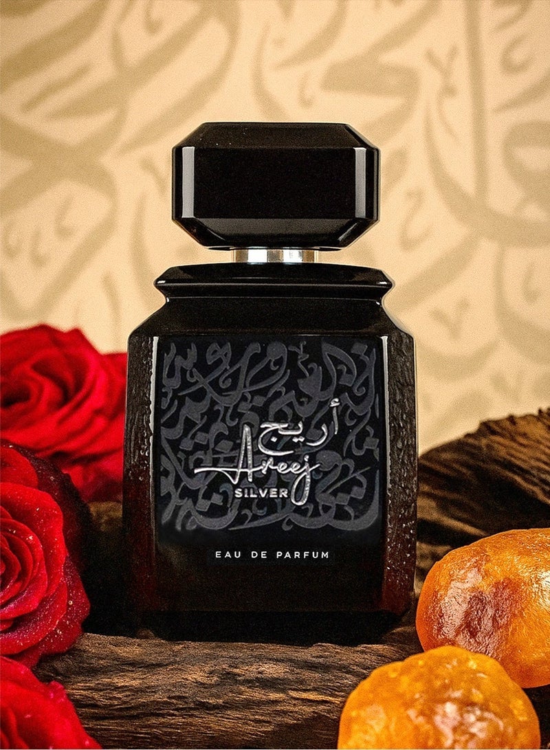 Rotana Perfumes Rotana Areej Silver Eau De Parfum 100ml – Long-Lasting Unisex Oud Rose Amber Perfume with Saffron & Vanilla - Image 2