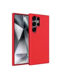 Zaboon For Samsung Galaxy S25 Ultra 5G Wheat Straw Material + TPU Phone Case(Red) 