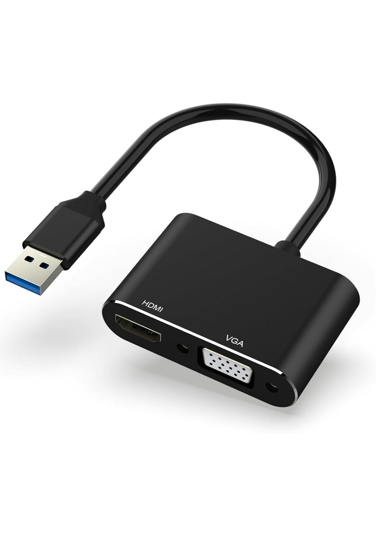 JAJEEK USB to HDMI VGA Adapter – 1080P USB 3.0/2.0 to HDMI VGA Converter, Compatible with Windows, Mac, and Android Devices - Image 5