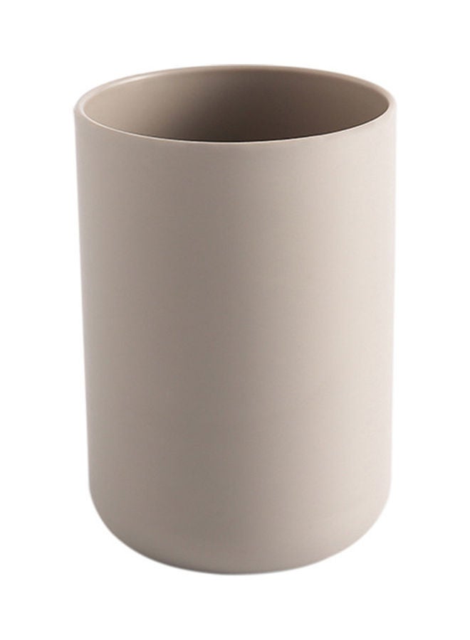 NIBEMINENT Toothbrush Holder Cup for Bathroom brown 10.5 X 7.3 7.3cm 