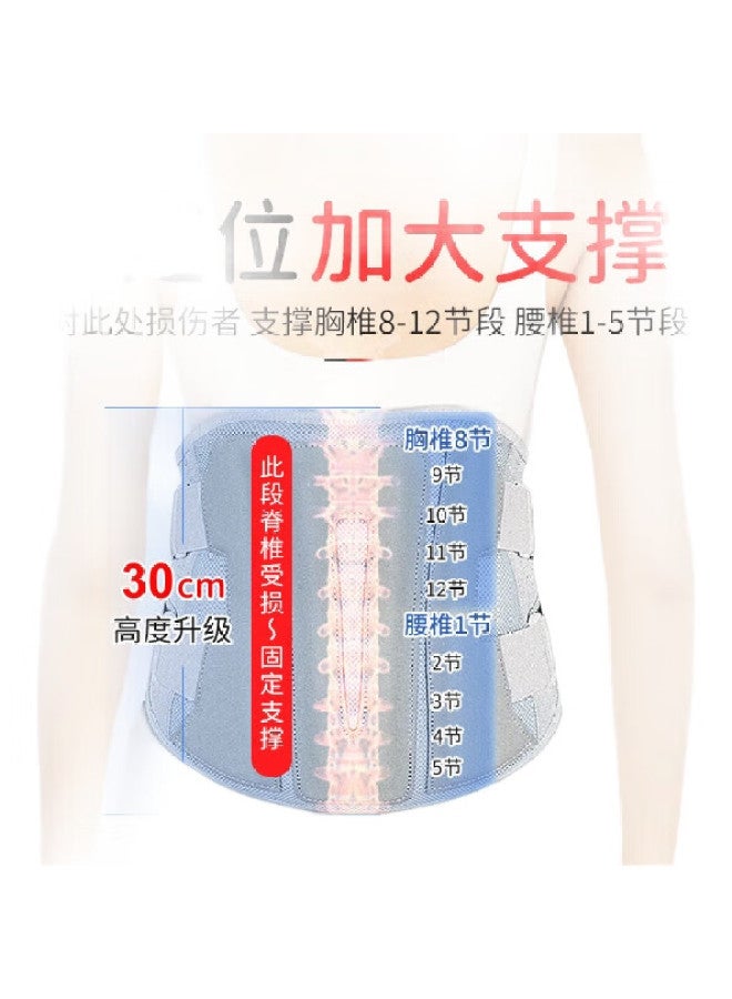 Valsace Medical Postoperative Wide-Specific Waist Support Belt For Herniated Disc And Lumbar Muscle Strain, Steel Plate Support Waist Brace, Size M - Image 3