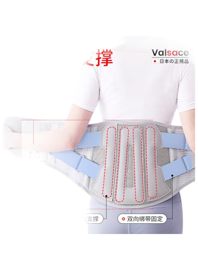 Valsace Medical Postoperative Wide-Specific Waist Support Belt For Herniated Disc And Lumbar Muscle Strain, Steel Plate Support Waist Brace, Size M - Image 2