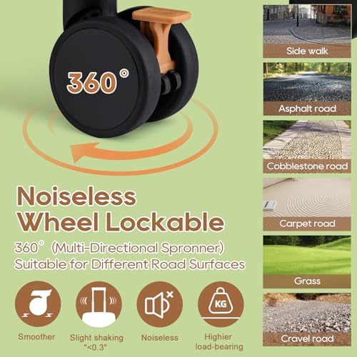 Joyway Carry On Luggage, Expandable Suitcase with Smart Cup Holder and USB Port, 20 IN Hardside Checked with TSA Lock Spinner Double Wheels, Black - Image 4