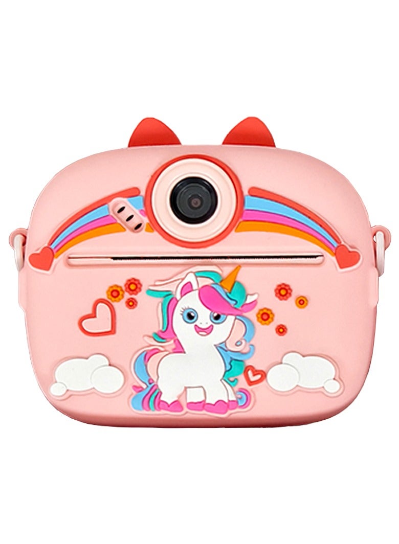 BlueFire Instant Print Kids Camera 48MP Dual Lens with 2.4" IPS Screen, 1080P HD Video, MP3 Player, Games, Voice Recorder, Selfie Mode, Smart Focus, Funny Frames, No-Ink Thermal Printing with 3 Paper Rolls, Rechargeable 1000mAh Battery, Expandable Memory up to 128GB – Perfect Gift for Children Ages 4-12 – Model KP48-12 - Image 1