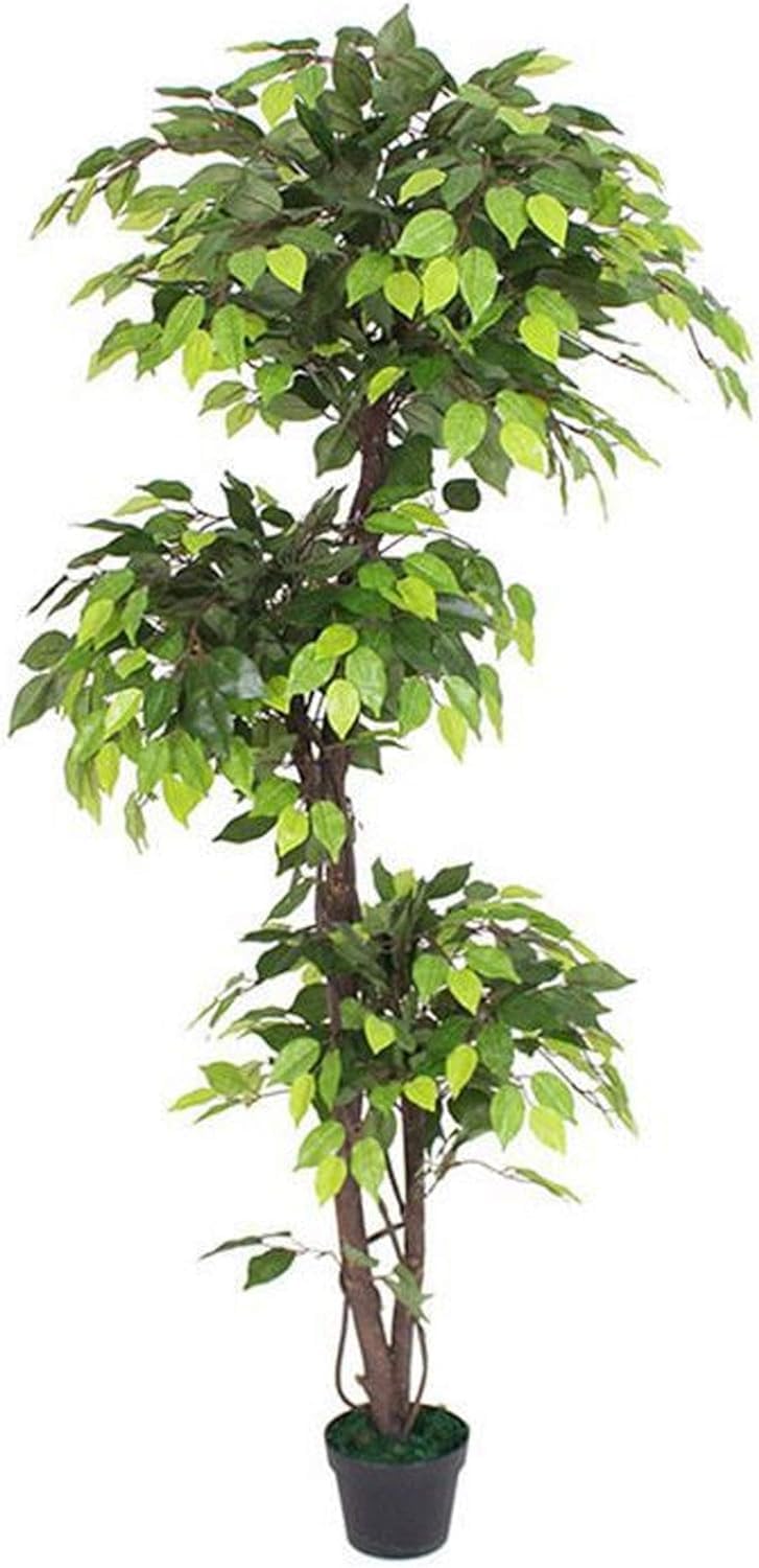 FOX & FERN FOX FERN Topiary 10 FT Ficus Artificial Plant with Basic Pot Elevate Any Corner of Your HomeGarden Best for Gifting Party Wedding and Home Decor GAJW2752 - Image 1