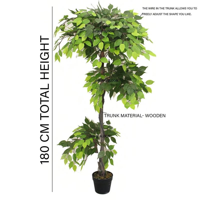 FOX & FERN FOX FERN Topiary 10 FT Ficus Artificial Plant with Basic Pot Elevate Any Corner of Your HomeGarden Best for Gifting Party Wedding and Home Decor GAJW2752 - Image 2