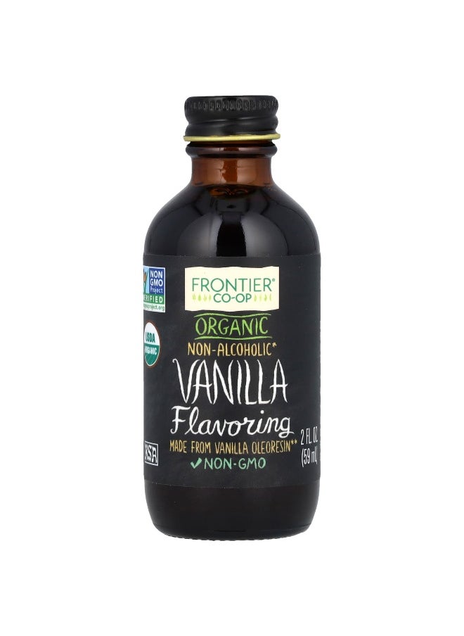 Frontier Co-op Frontier Co-op, Organic Vanilla Flavoring, Non-Alcoholic, 2 fl oz (59 ml)  - Image 1