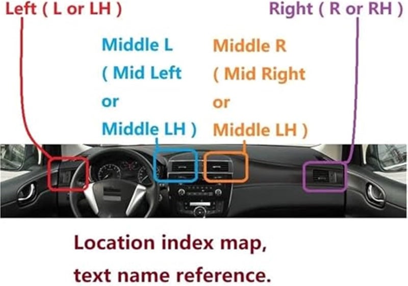 Yurefax فتحة تكييف يوريفكس لهيونداي أزيرا 2011-2015 - Image 2
