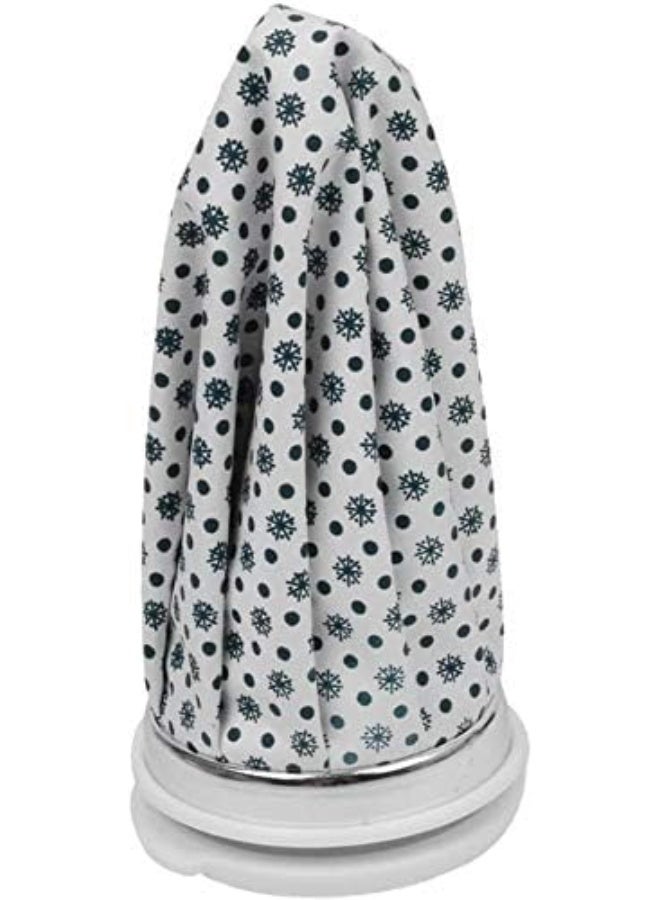 Ice Cold Pack, Reusable Ice Bag Hot Water Bag, 6 Inch Sports Injury Ice Cool Pack Cloth Cooler Bag, for Injuries, Snow Pattern, Hot and Cold - Image 3