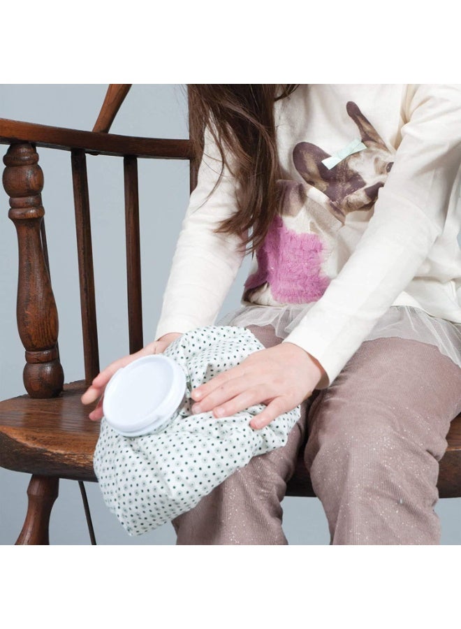 Ice Cold Pack, Reusable Ice Bag Hot Water Bag, 6 Inch Sports Injury Ice Cool Pack Cloth Cooler Bag, for Injuries, Snow Pattern, Hot and Cold - Image 4