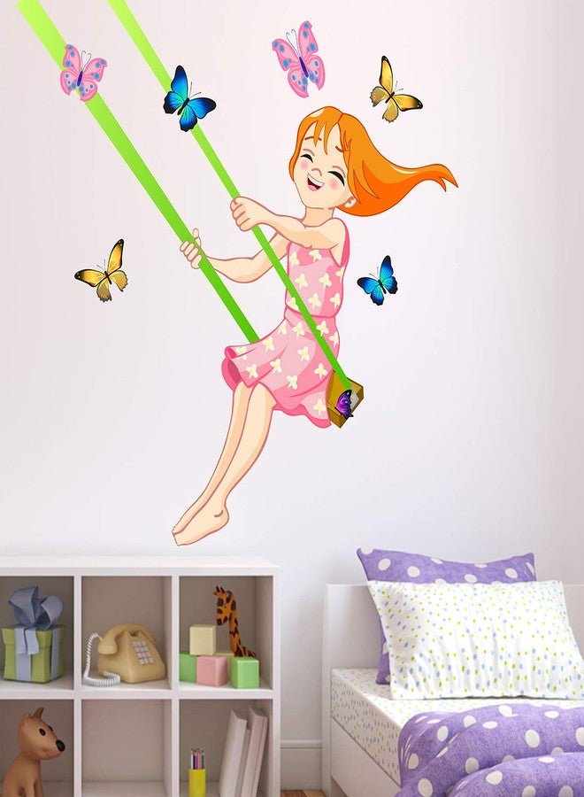 LANS WALLSTICKY Girl Swing in AIR Wall Sticker - Image 3