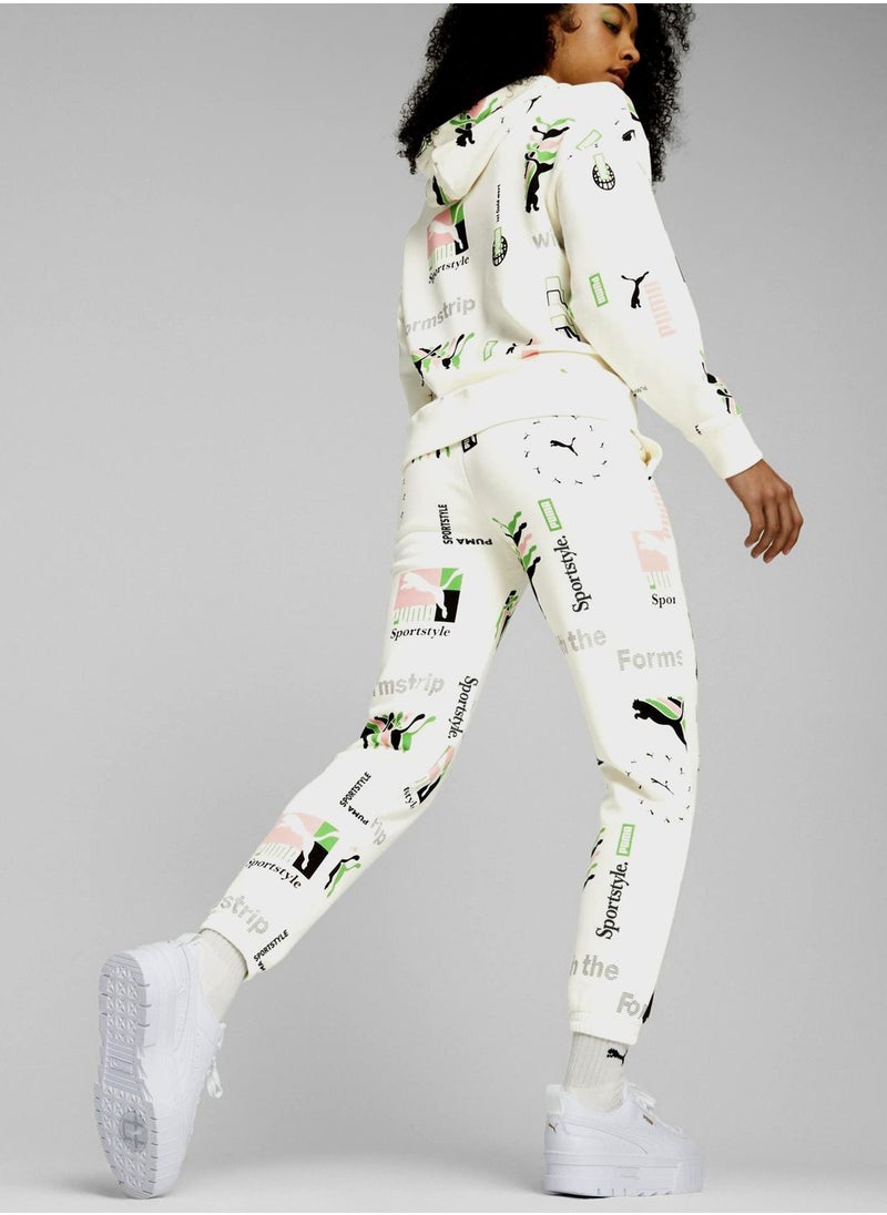 PUMA - Classics Brand Love Aop Sweatpants - Image 1