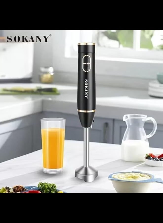 SOKANY High Speed Hand Blender Stainless Steel Blades Immersion Blender Kitchen Assistant For Baby Food 1805 - Image 5