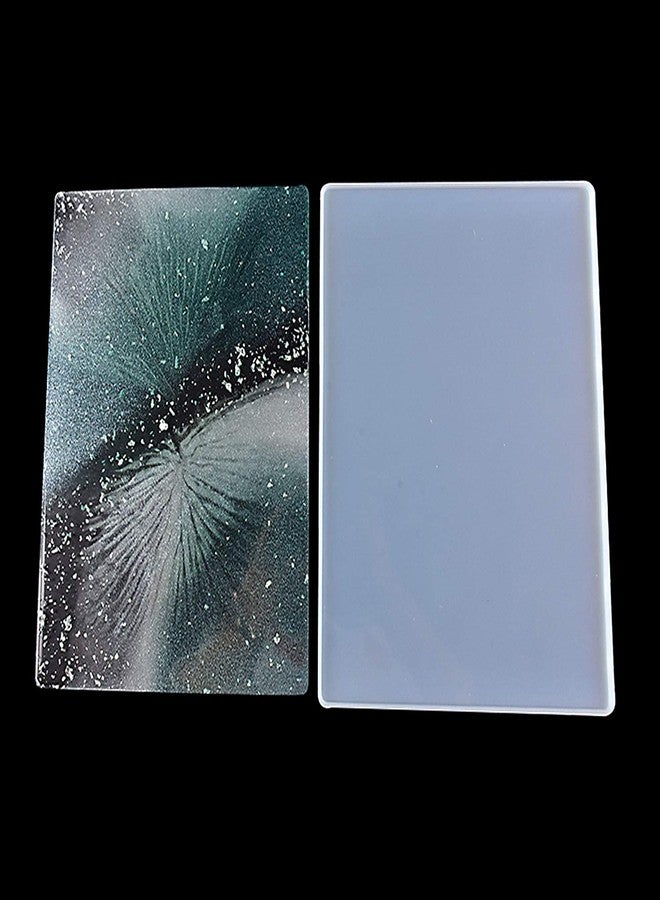 EDOBLUE Clipboard Resin Mold - A4 Letter Size Vertical File Folder Geode Agate Epoxy Silicone Molds with 2PCS Metal Accessories Making File Folder Portfolio Drawing Board - Image 5
