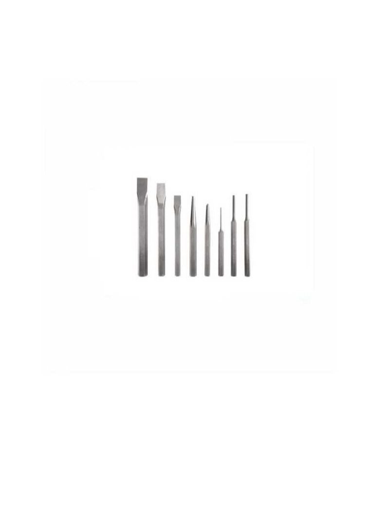 Clarke Chisel & Punch Set – 8 Pcs  - Image 1