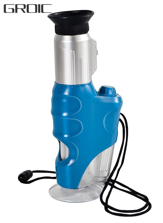 GROIC GROIC Handheld 20x-60x LED Lighted Zoom Portable Microscope Magnifier for Kids  - Image 1