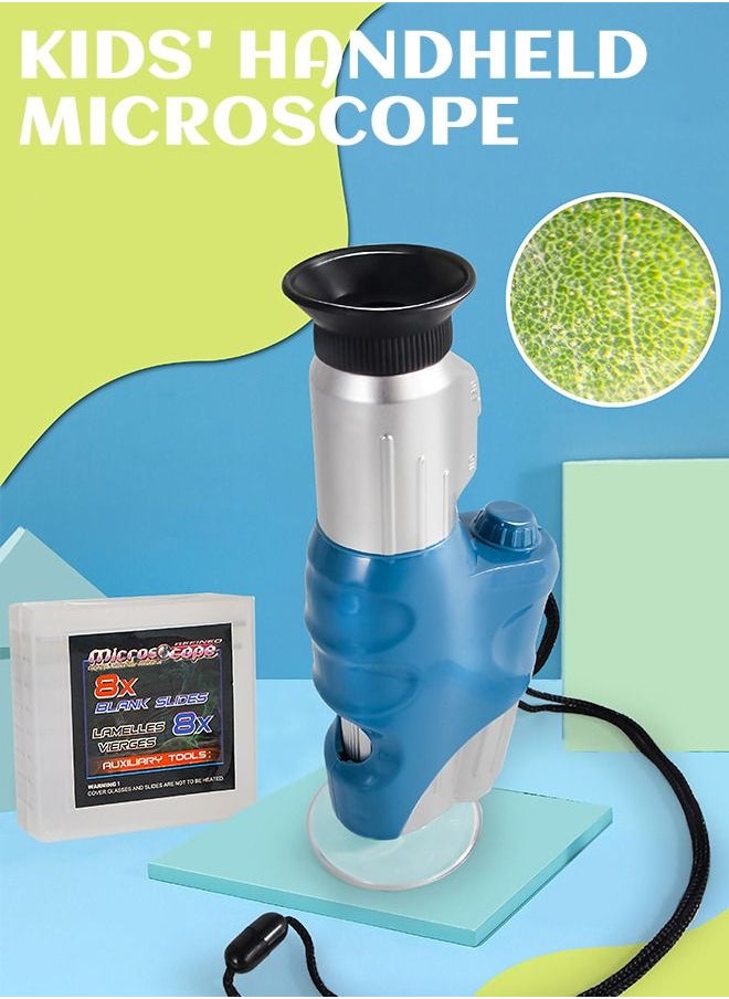 GROIC GROIC Handheld 20x-60x LED Lighted Zoom Portable Microscope Magnifier for Kids  - Image 2