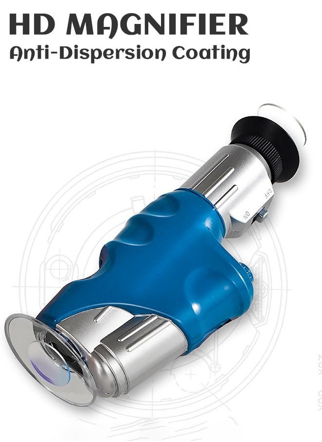GROIC GROIC Handheld 20x-60x LED Lighted Zoom Portable Microscope Magnifier for Kids  - Image 4