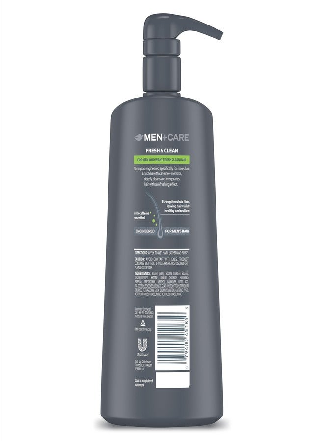 Dove Men+Care DOVE MEN + CARE 2-in-1 Shampoo and Conditioner Fresh and Clean 4 Count Nourishes and Invigorates Helps Strengthen Hair 25.4 oz - Image 2