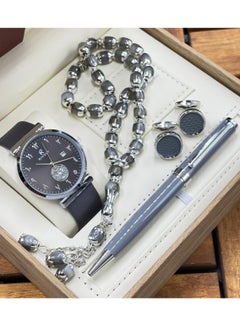Watch A men's watch set consisting of a watch, a rosary, a cup and a pen 