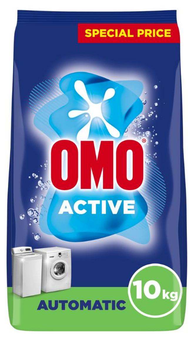 Omo Automatic Powder Laundry Detergent For Effective Stain Removal 10kg - Image 1
