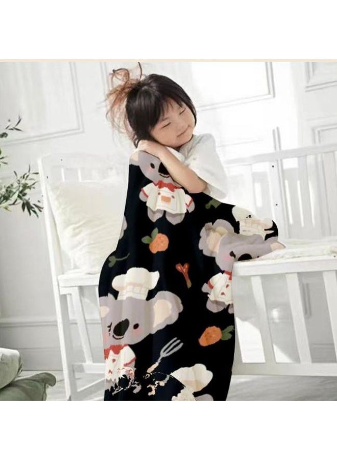 general Children's or student cartoon flannel thin blanket (warm and comfortable, suitable for sleep, games) 100cm*150cm - 410 - Image 4