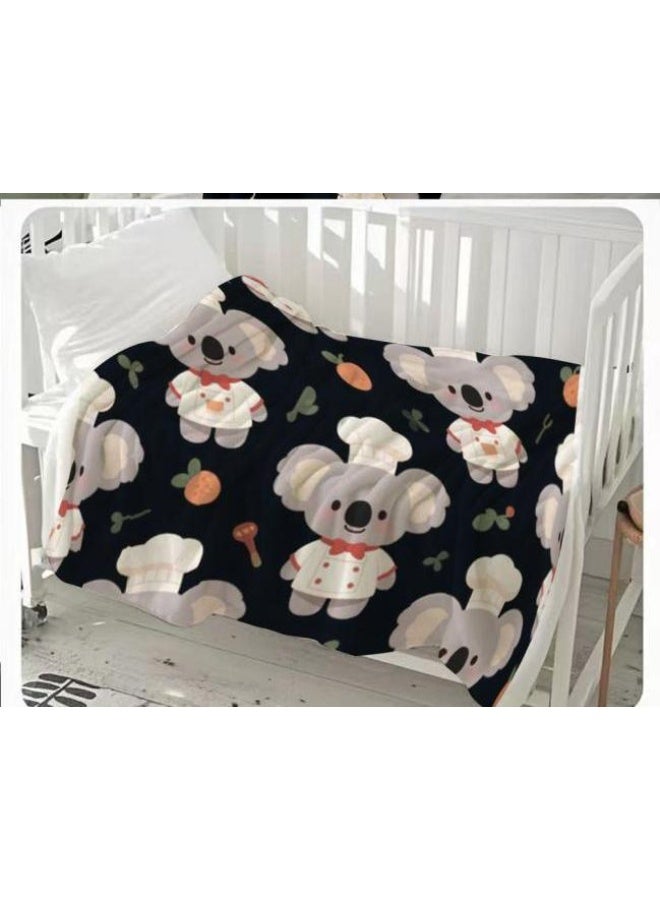 general Children's or student cartoon flannel thin blanket (warm and comfortable, suitable for sleep, games) 100cm*150cm - 410 - Image 3