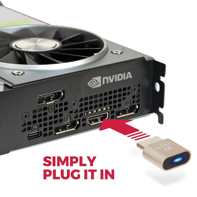 BUYMINERS.CA 4K Hdmi Dummy Plug - High Resolution Virtual Monitor Display Emulator, New Generation Headless Display Adapter Supports Up To 3840X2160@60Hz, 1080@120Hz Dvi Edid Emulator (2 Pack) - Image 3