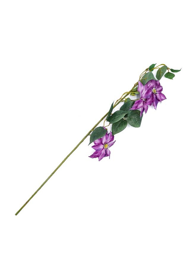 Gulf Flowers Gulf Flowers Artificial clematis - Perfect Artificial Dried Flowers for your Home, Vases, Table Décor Living Room Outdoor Living Interior Design Accessory 
