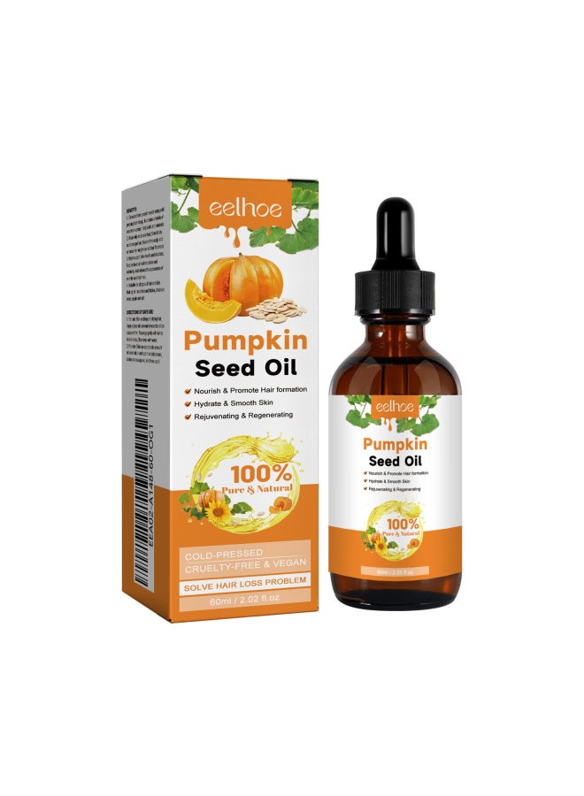 إيلهو زيت بذور اليقطين Eelhoe مرطب ويعالج جذور الشعر، زيت العناية الأساسي بالشعر الناعم - Image 1