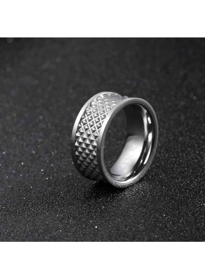 ZINK Men's Silver Stainless Steel Ring | ZJRG021SMS-18 - Image 4