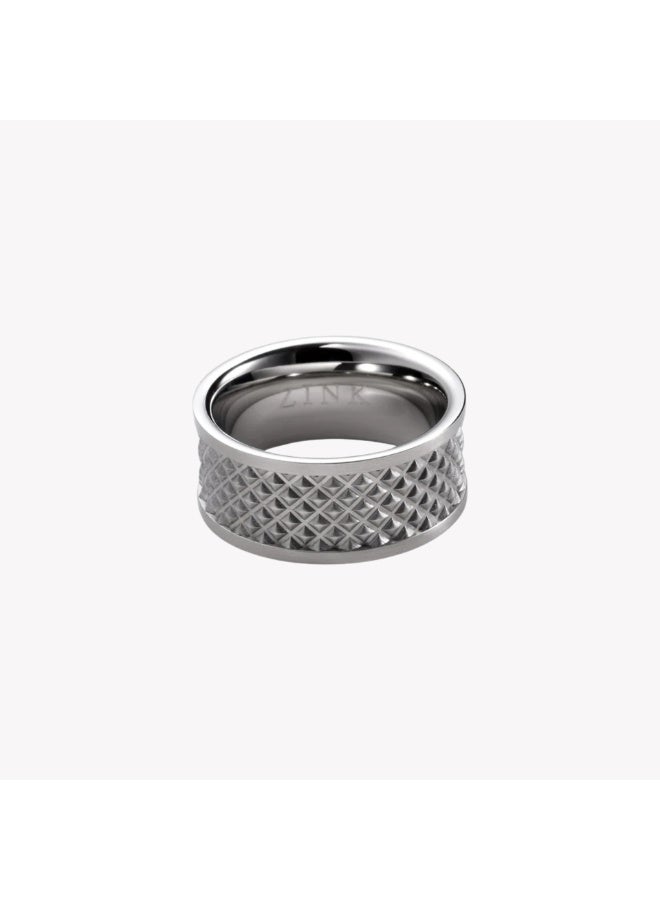 ZINK Men's Silver Stainless Steel Ring | ZJRG021SMS-18 - Image 2