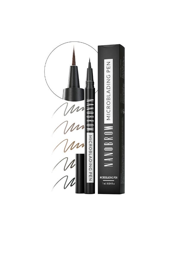 Nanobrow Microblading Pen Color Dark Brown 1ml - Image 1