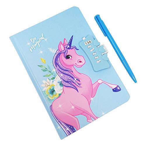 Parteet Password Protected Cartoon Printed Dairy with Pen(Frozen) for Birthday Gifts - Image 1