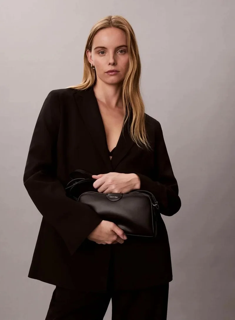 Calvin Klein Black Trio Compartment Crossbody Camera Bag for Women | Best Price UAE