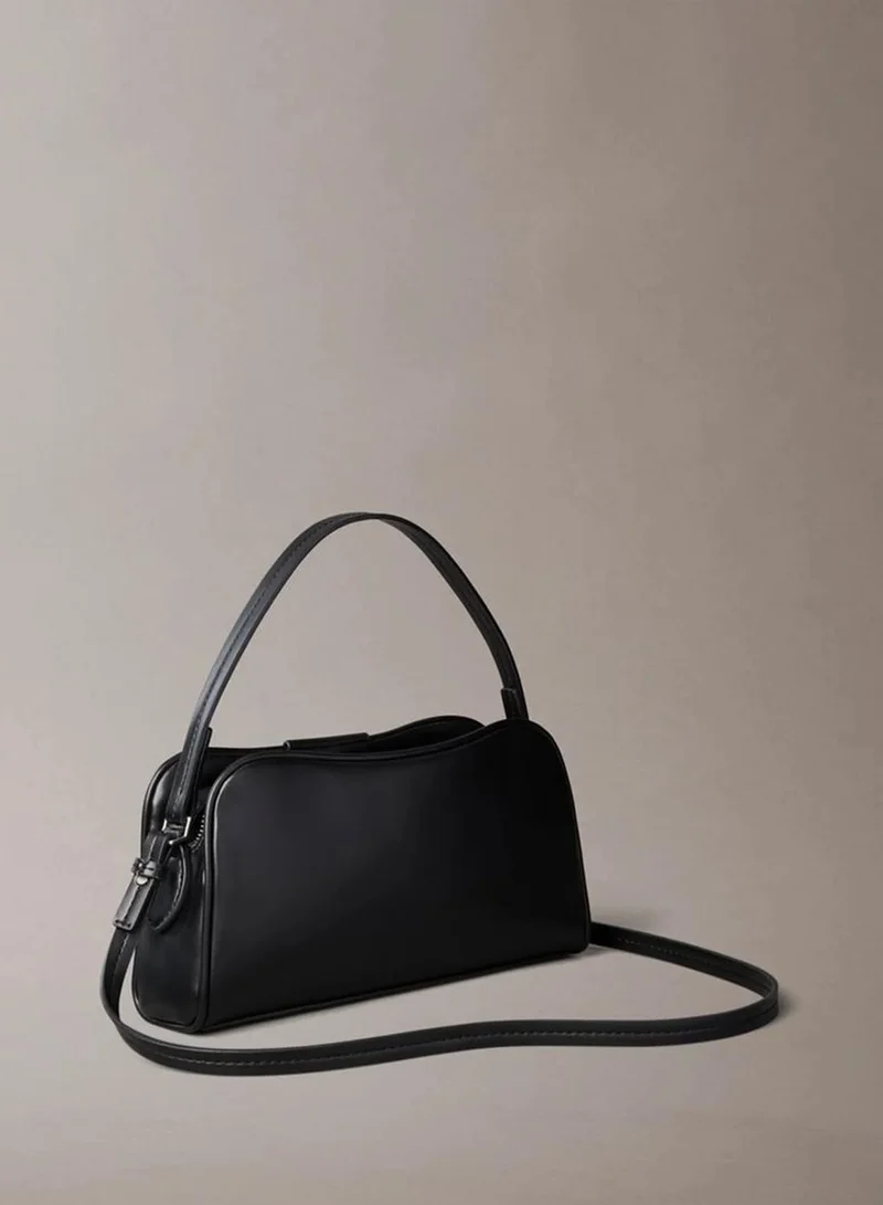 Calvin Klein Black Trio Compartment Crossbody Camera Bag for Women | Best Price UAE