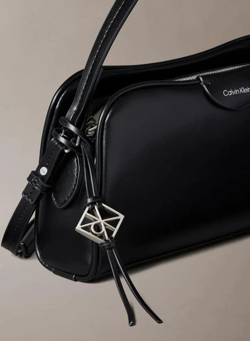 Calvin Klein Black Trio Compartment Crossbody Camera Bag for Women | Best Price UAE