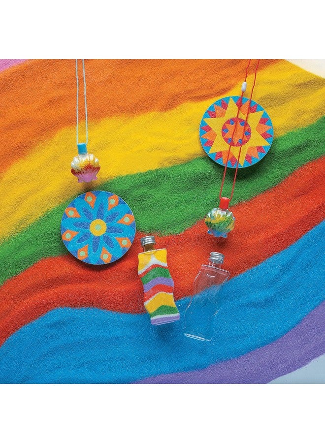 Fun Express Sea Shell Sand Art Necklace - Makes 12 - DIY Crafts for Kids - Image 3