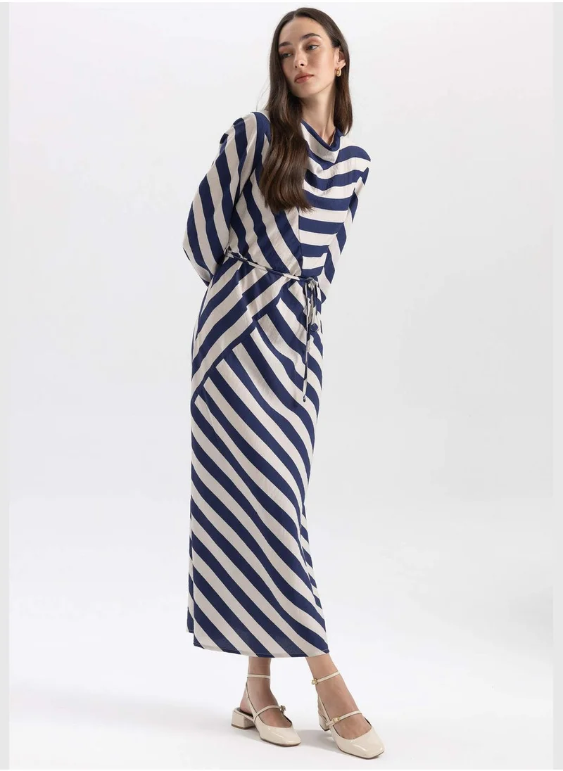 DeFacto Woman Long Sleeve Woven Dress